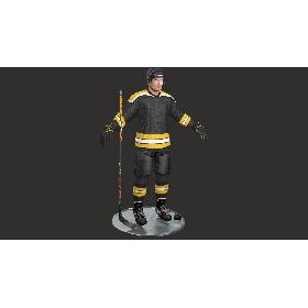 3D Hockey Player 2 PBR model